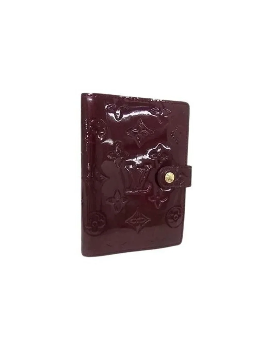 Louis Vuitton Notebook Cover Monogram Vernis Agenda PM Violet Patent Leather